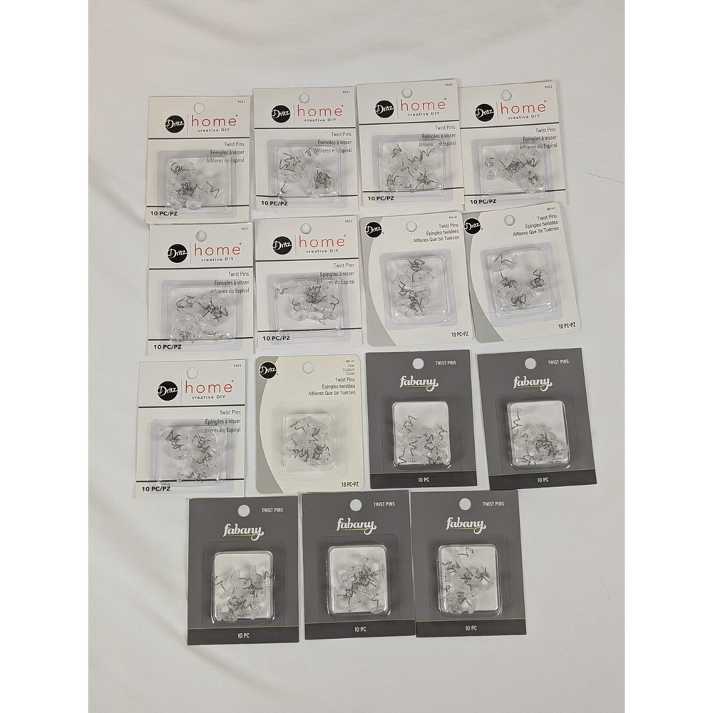 150 Pcs Bed Skirt Pins Clear Heads Twist Pins for Upholstery Slipcovers Couches